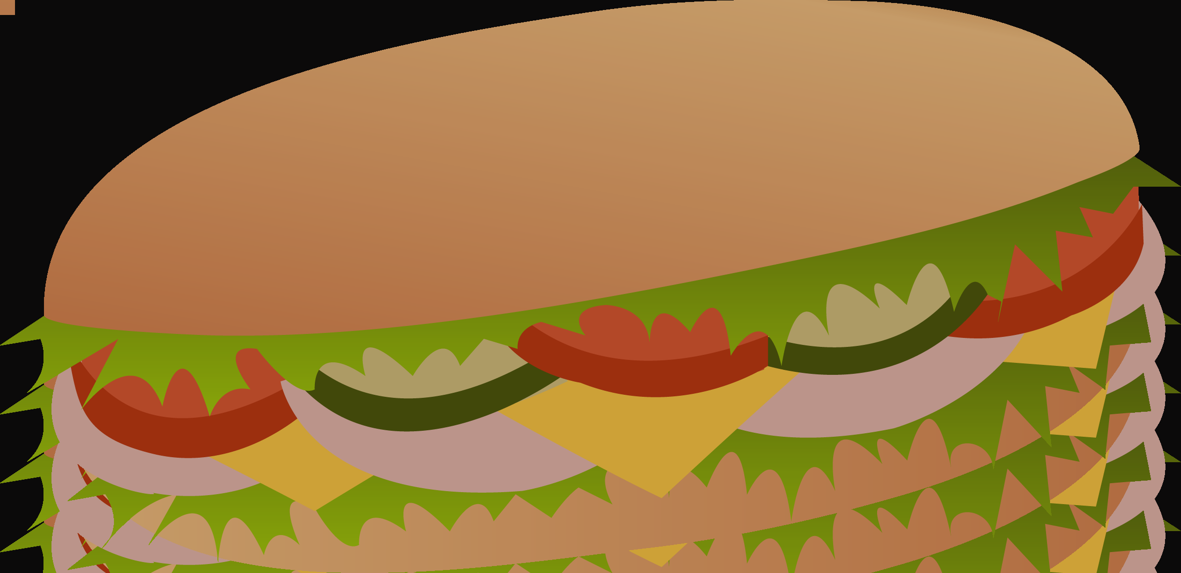 Sub Clipart (2363x1148), Png Download