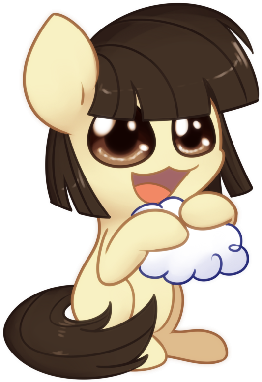 Solar-slash, Chibi, Cloud, Cute, Female, Mare, Pegasus, - Drawing (614x800), Png Download