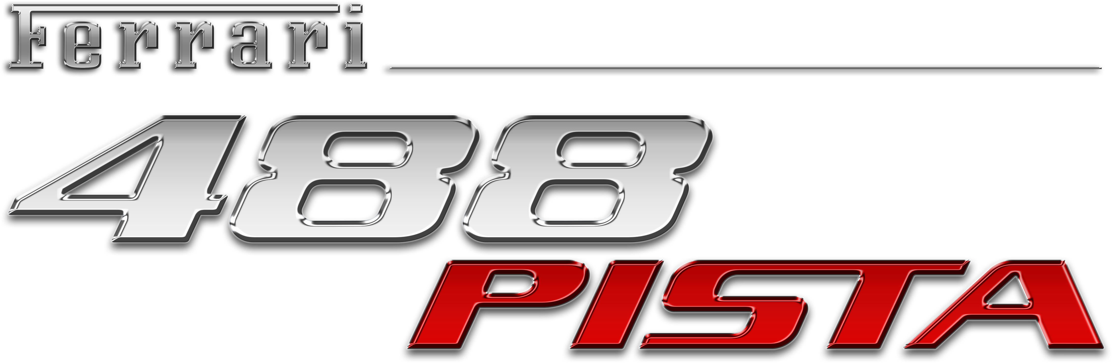 180067 Car 488 Pista - Ferrari 488 Pista ราคา (5696x2657), Png Download