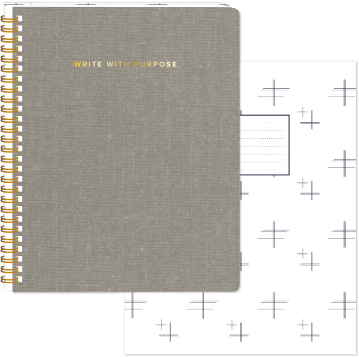 Spiral Notebook, Gray (1000x1000), Png Download