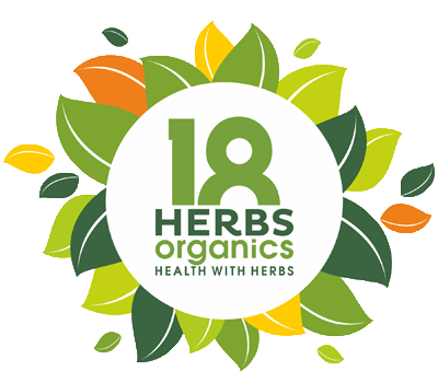 18 Herbs Logo With No Brown Leaves - 18 Herbs (400x349), Png Download