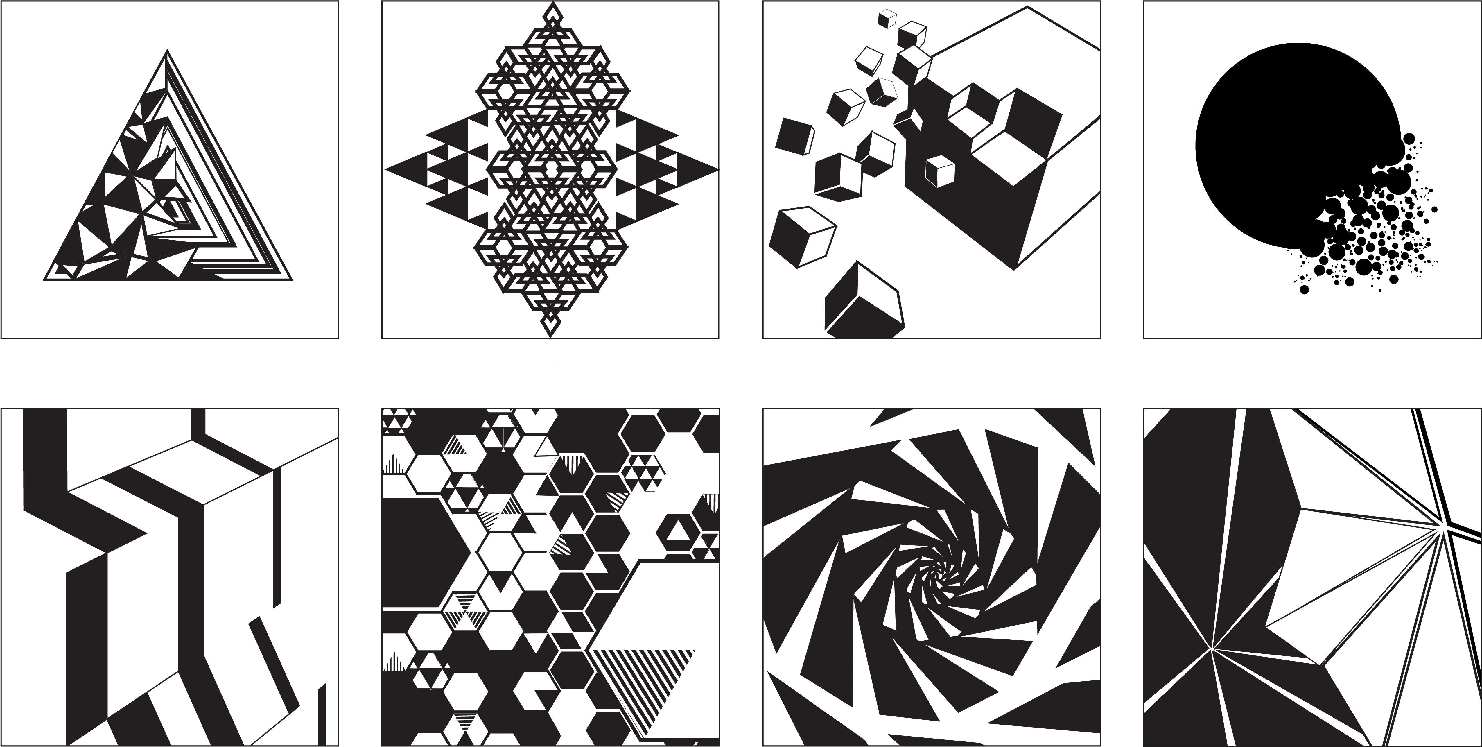Sheridan International - Abstract Art (5401x3600), Png Download