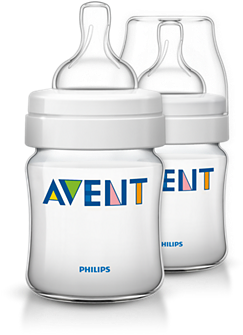 Avent Classic Pp Feeding Bottle 125ml (380x335), Png Download