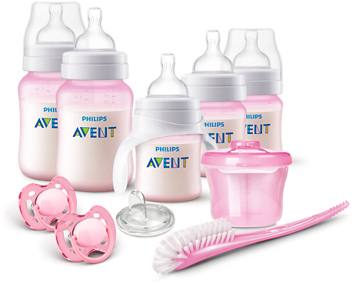 Bottles And Bottle Set - Buy For A New Born (494x435), Png Download