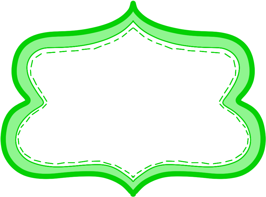Cute Green Frame Png Download - Love (1024x768), Png Download