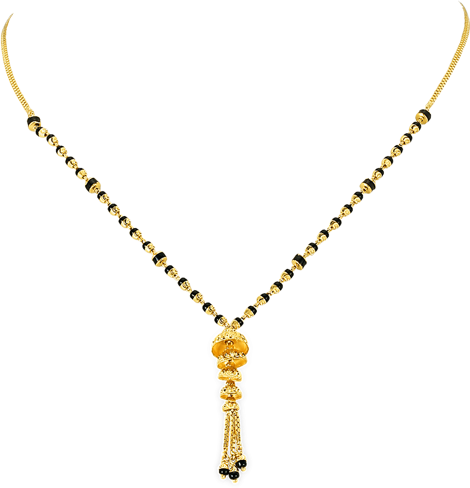 Orra Gold Mangalsutra - Small Design Mangalsutra In Gold (1200x1000), Png Download