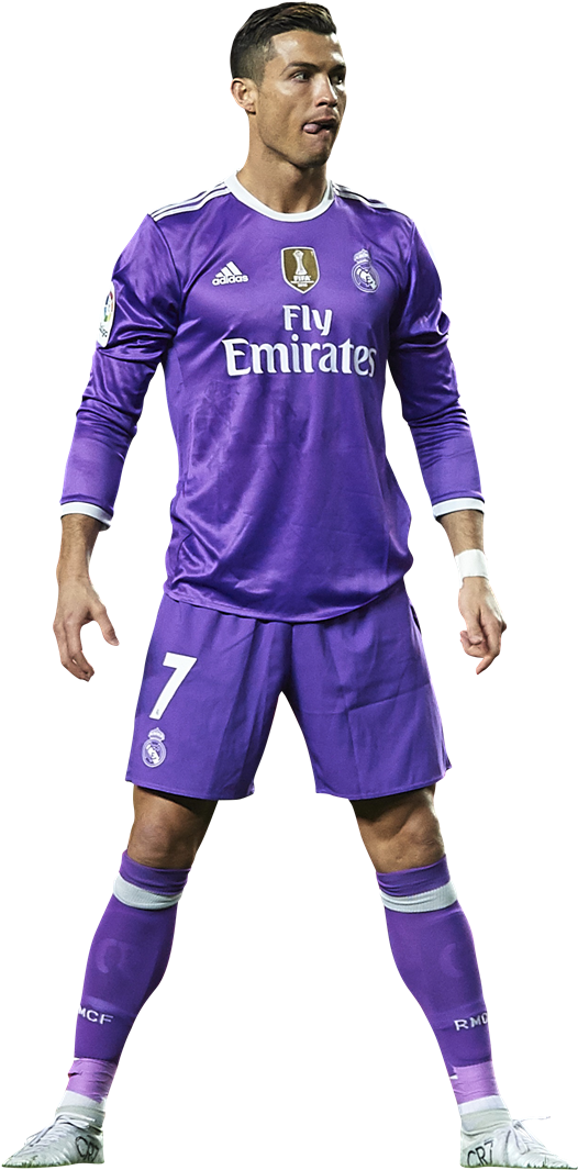Real Madrid Cristiano Ronaldo 2018 (557x1100), Png Download