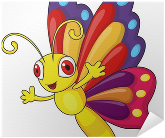 Butterfly Cartoon (400x400), Png Download