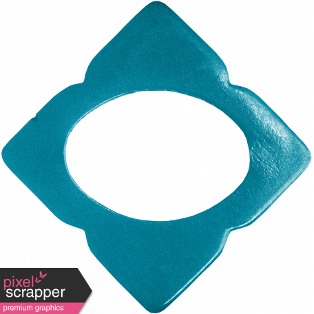 Blue Frame - Circle (456x456), Png Download