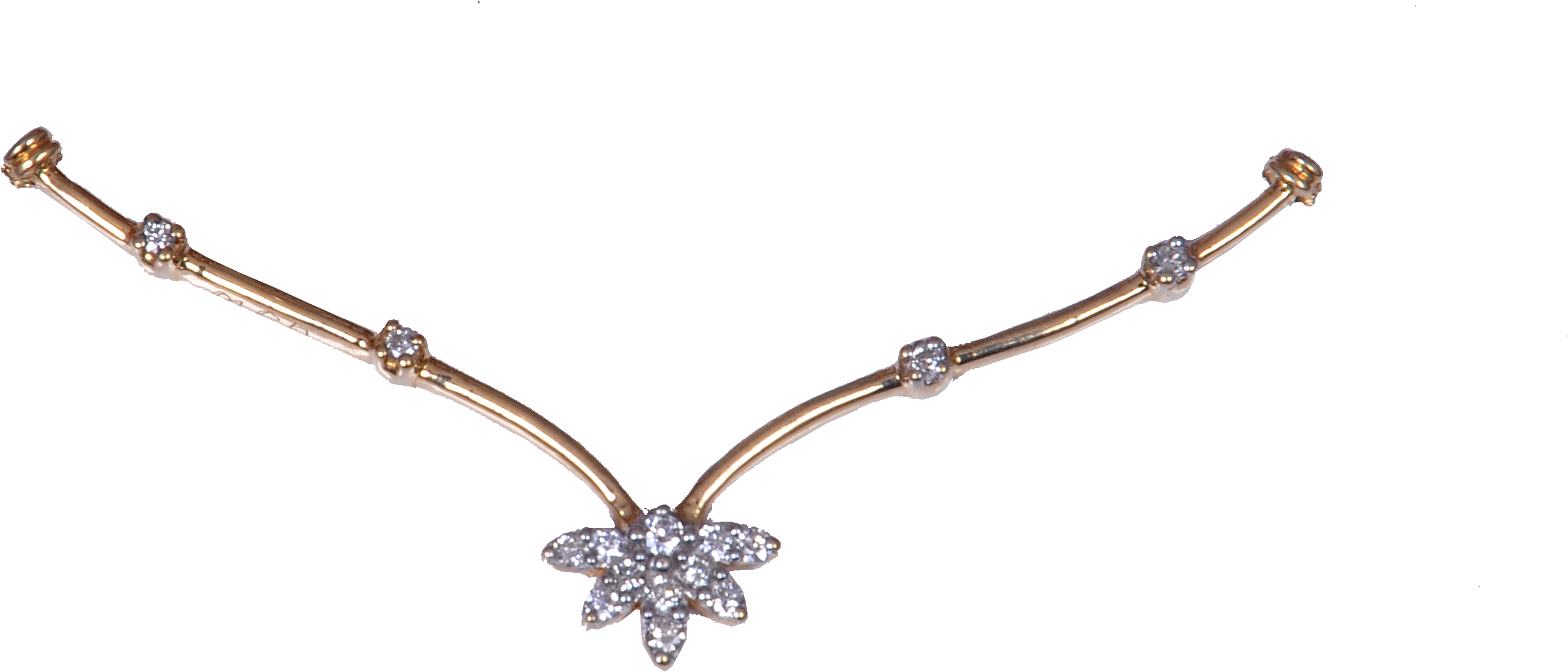 Undefined - Necklace (2526x1056), Png Download