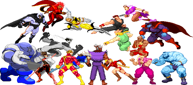 Download X Men Vs Street Fighter Png Clipart X-men - X-men Vs. Street Fighter (637x281), Png Download