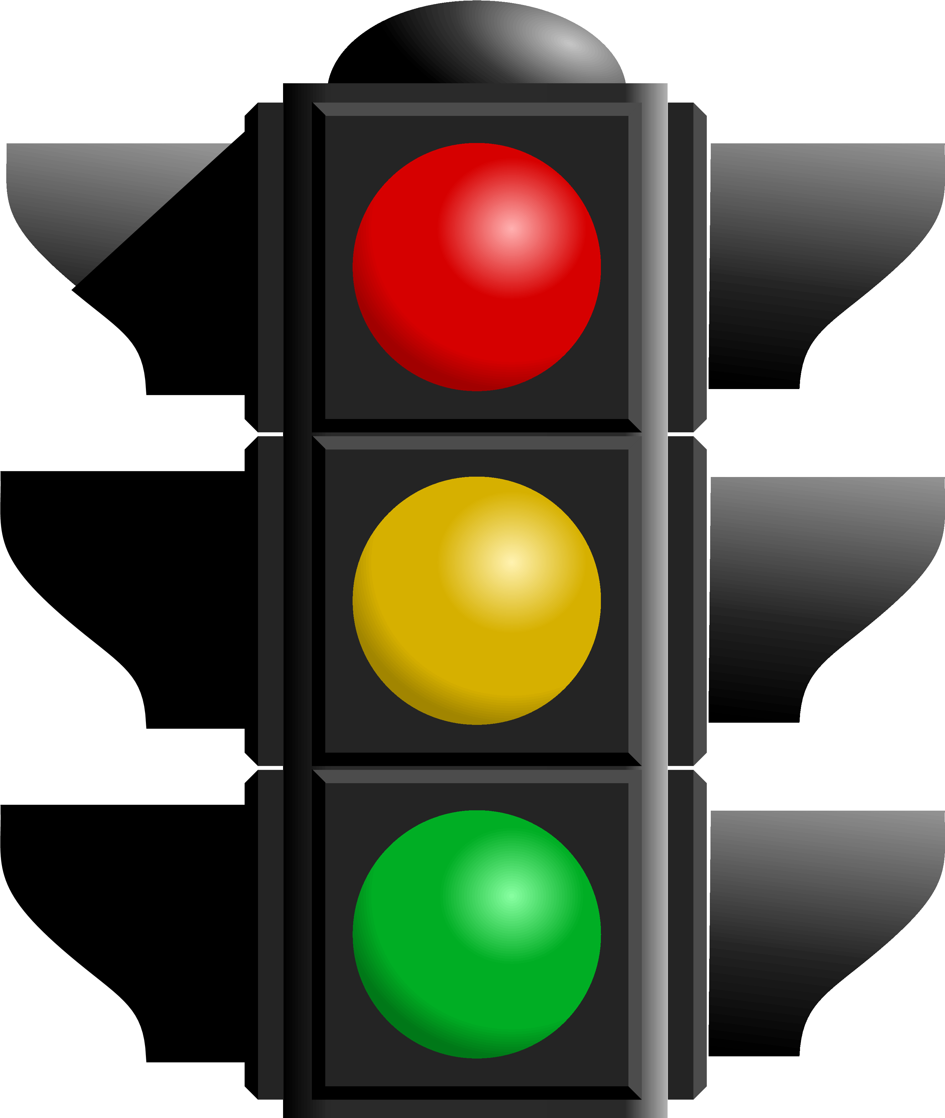 Red Traffic Light Gif (3042x3575), Png Download