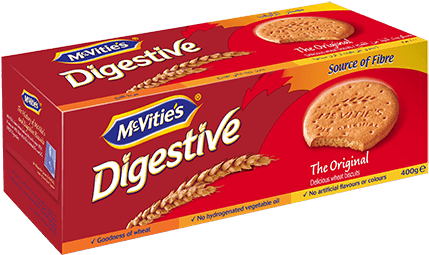 Mcvitie's Original Digestive - Mcvities Digestives Original 400g (550x550), Png Download