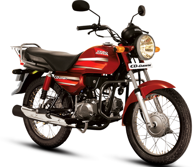 Hero Honda Cd Dawn (641x555), Png Download