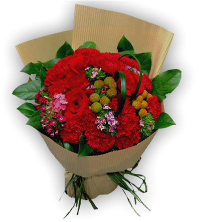 Picture Of Luxury Hand Bouquet Of Rose - Hand Bouquet With Rose And Orchid (560x560), Png Download