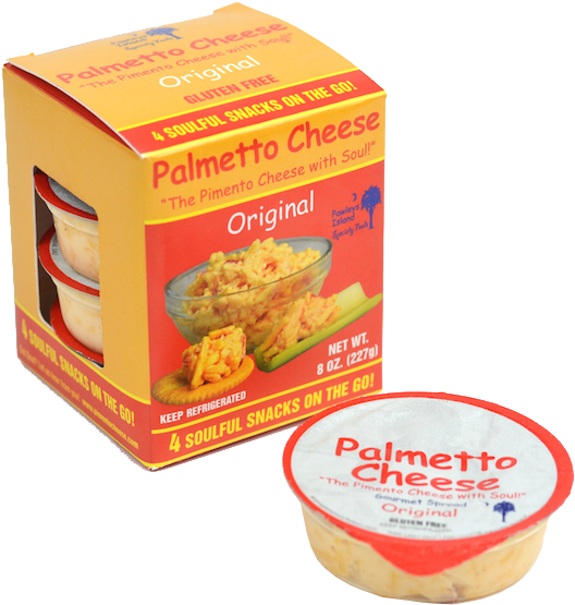Palmetto Cheese Single Serve - Palmetto Cheese - Original - Pimento Cheese Spread (600x554), Png Download