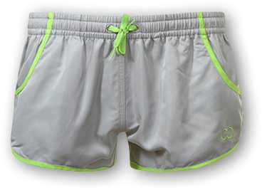 Zyzz Shorts Grey - Board Short (415x443), Png Download