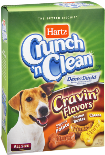 Hartz Crunch 'n Clean With Dentashield Cravin' Flavors (600x600), Png Download