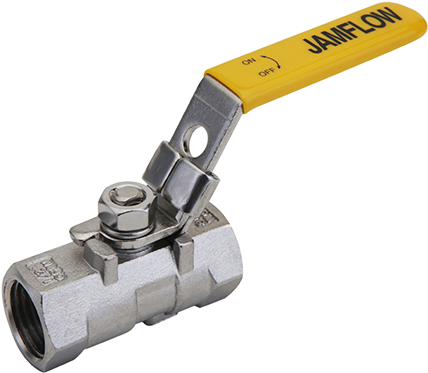 1-pc Stainless Steel Threaded Ball Valves - Threaded End Carbon Steel Ball Valves (500x447), Png Download