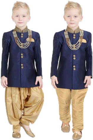 "ethnik's Neu Ron Kurta Pajama With Jodhpuri Breeches - Pajamas (380x531), Png Download