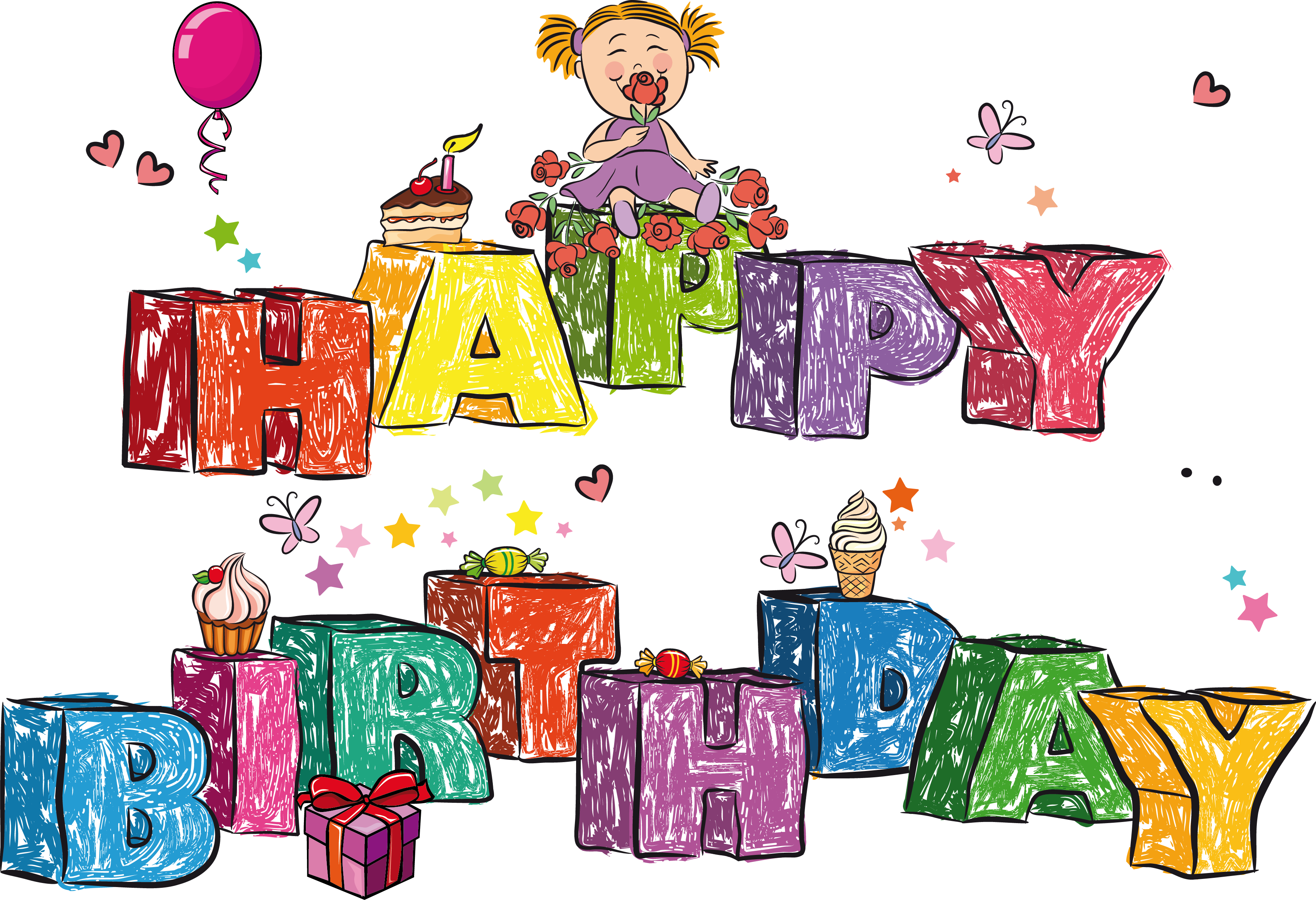 Hd Resolution - Birthday (3559x2435), Png Download