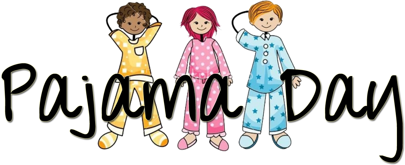 Pj Day Every Day By Daphne - Clip Art Pajama Day (1500x600), Png Download