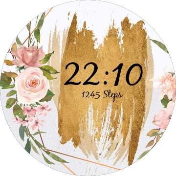 Flower Frame Simple Preview (360x360), Png Download