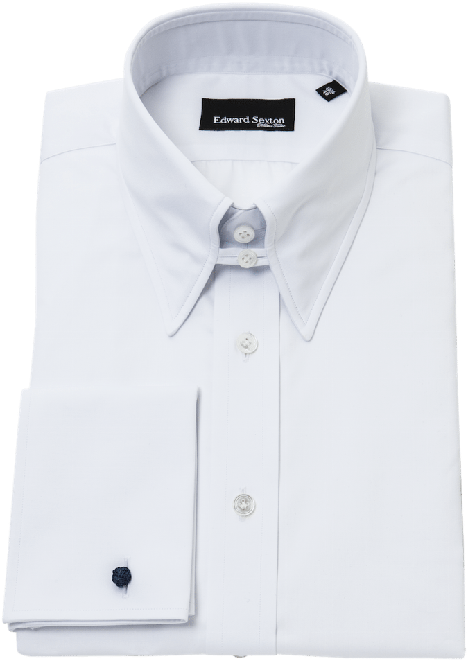 White Shirt Tab Collar (932x1024), Png Download