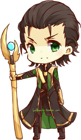 Loki Chibi By Lordhamstr On Deviantart Tom Hiddleston, - Loki (360x504), Png Download