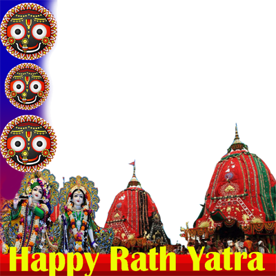 Preview Overlay - Ratha Yatra Photo Frame (400x400), Png Download
