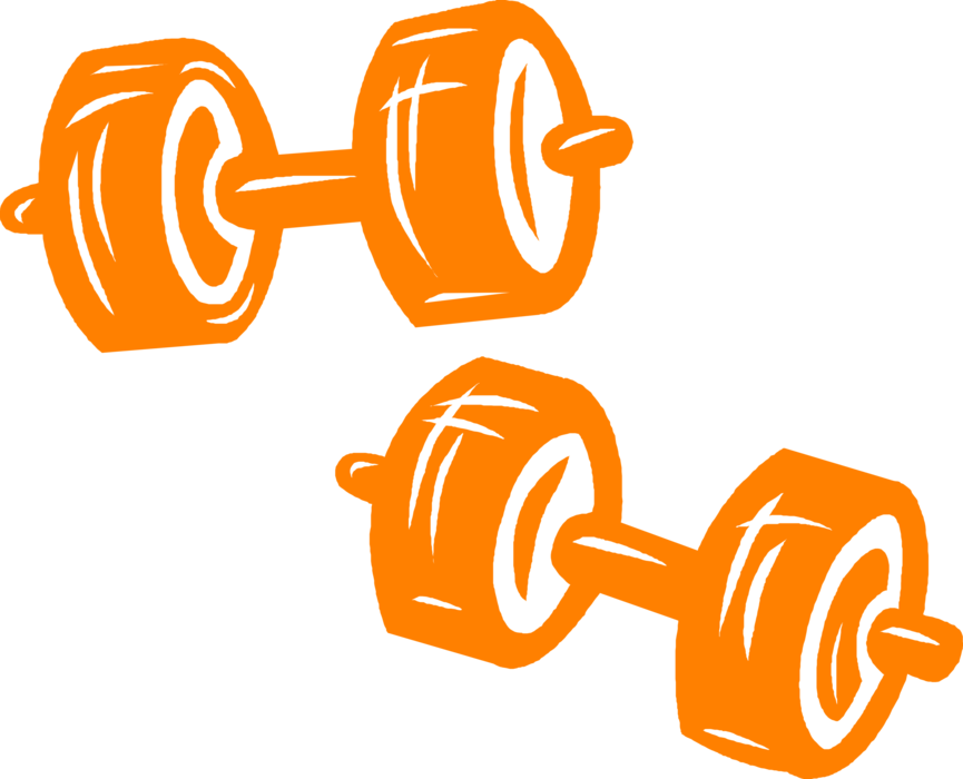 Vector Illustration Of Weightlifting Weight Training, - Weightlifting (865x700), Png Download