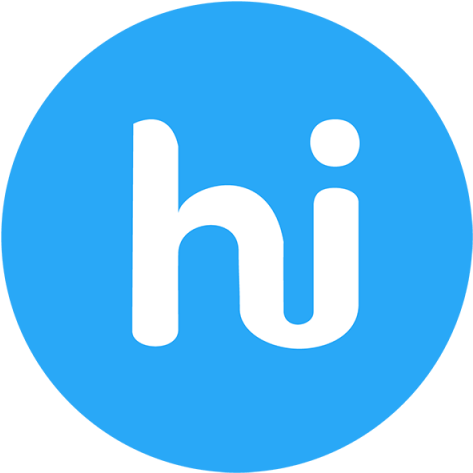 Hike Color Icon, Hike, Social, Media Png And Vector - Search Icon Circle Png (640x640), Png Download