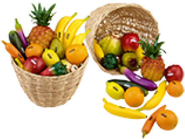 Nino 36-piece Fruit And Vegetable Shakers (500x500), Png Download