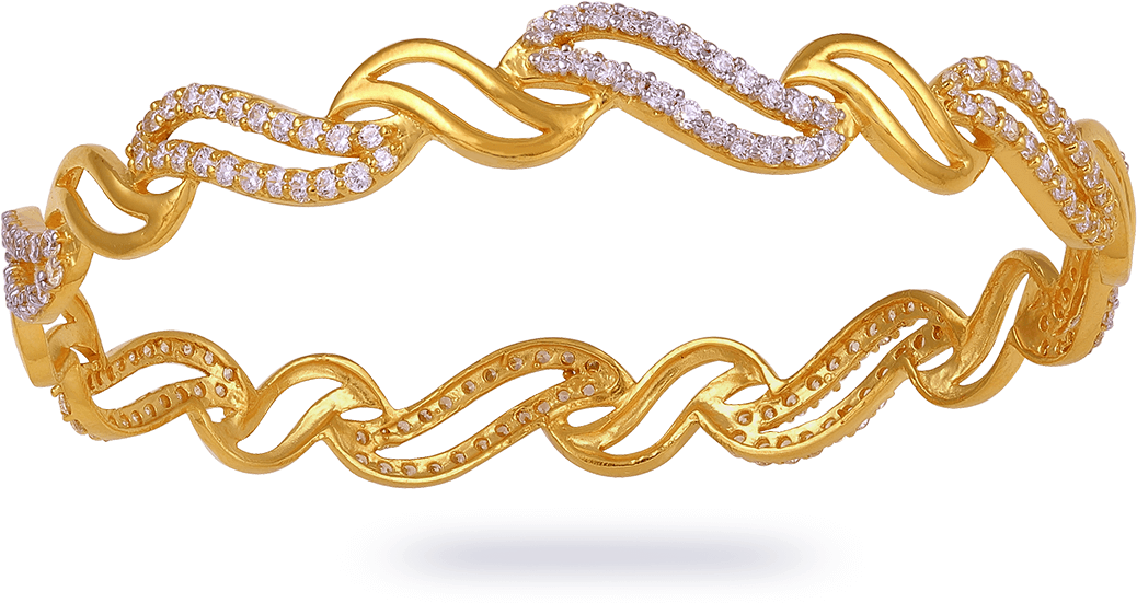 Jos Alukkas Gold Bangle Ja50rcobzg Kczrwi - The Bangles (1250x1097), Png Download