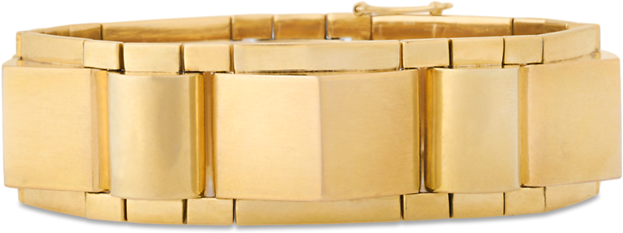 French Retro Gold Bracelet - Gold Bracelet Transparent (1351x1080), Png Download