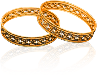 Gold Bangles - Bangle (500x500), Png Download