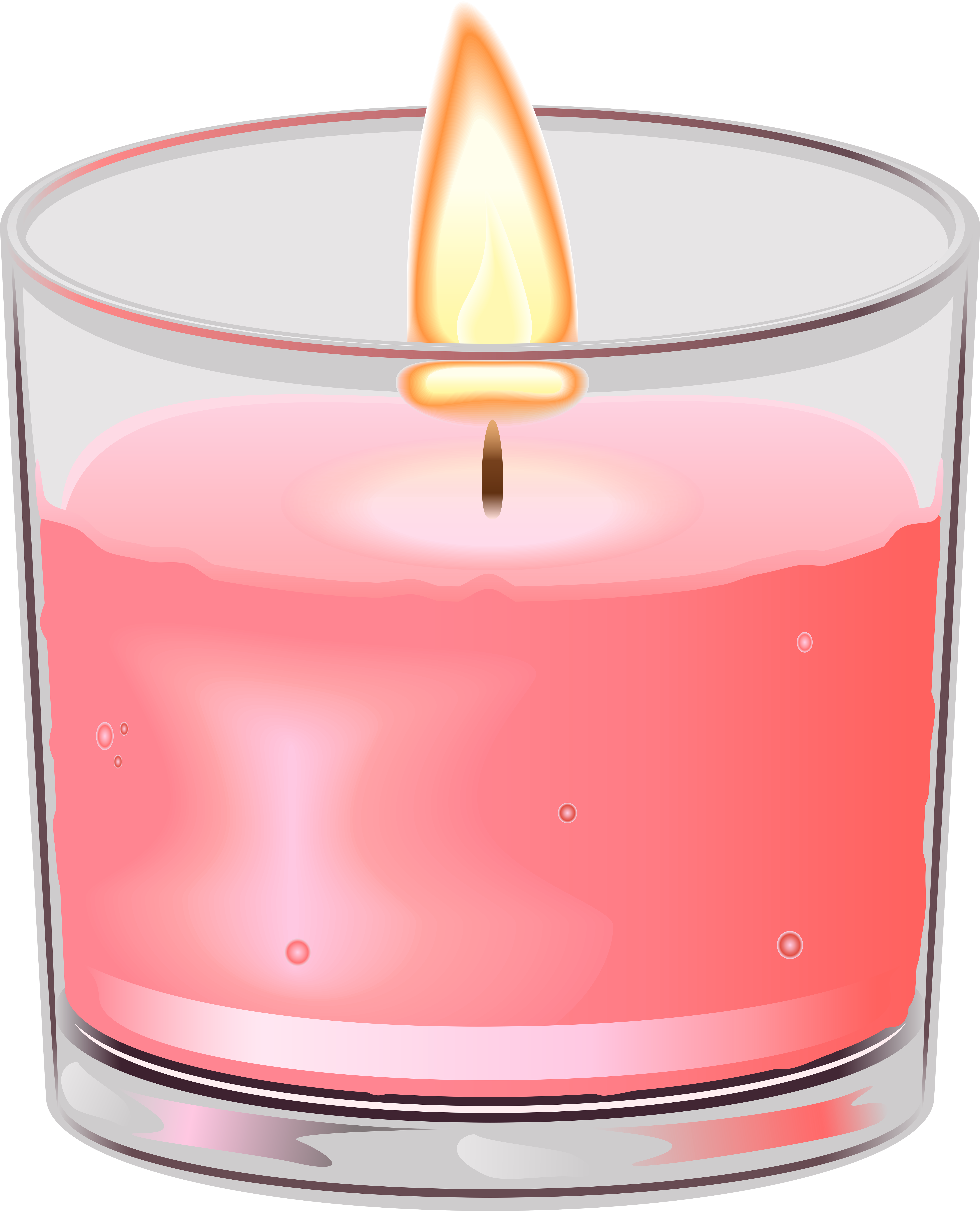 Candle In Cup Png Clip Art (6604x8000), Png Download