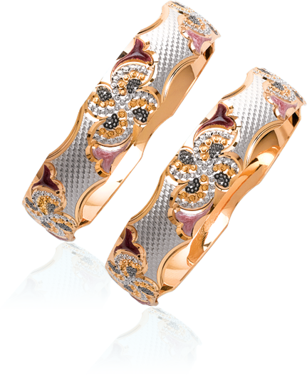 About Us - Cnc Gold Bangles Designs (431x526), Png Download