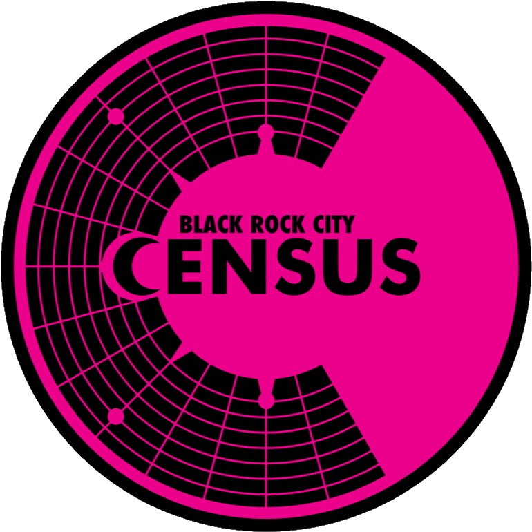 Censuslogo - Burning Man Census Logo (790x790), Png Download