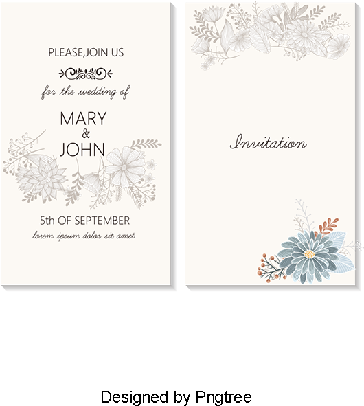 Elegant Plant Flowers Wedding Greeting Card Pictures, - Wedding (800x800), Png Download
