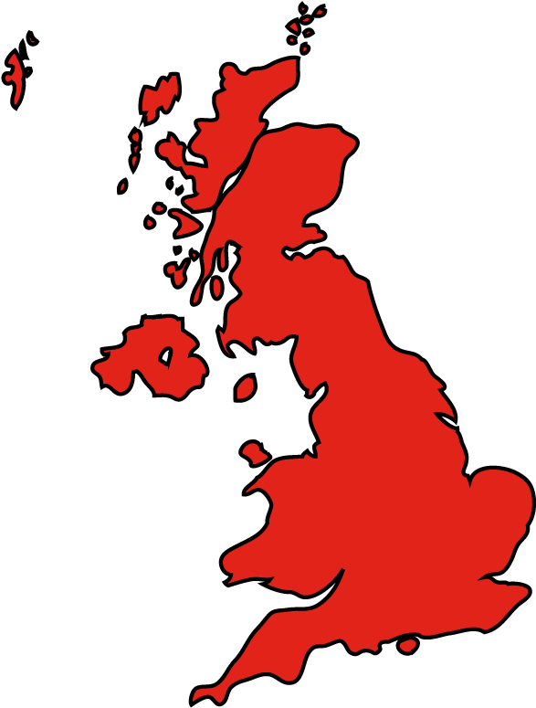 Sorry, You Are Ineligible To Donate - Uk Map (637x822), Png Download