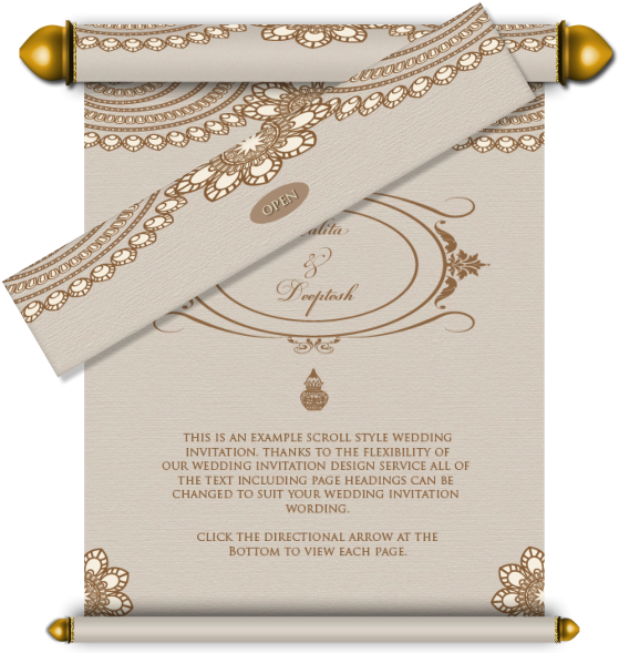 Email Wedding Card - Royal Wedding Card Designs (574x589), Png Download