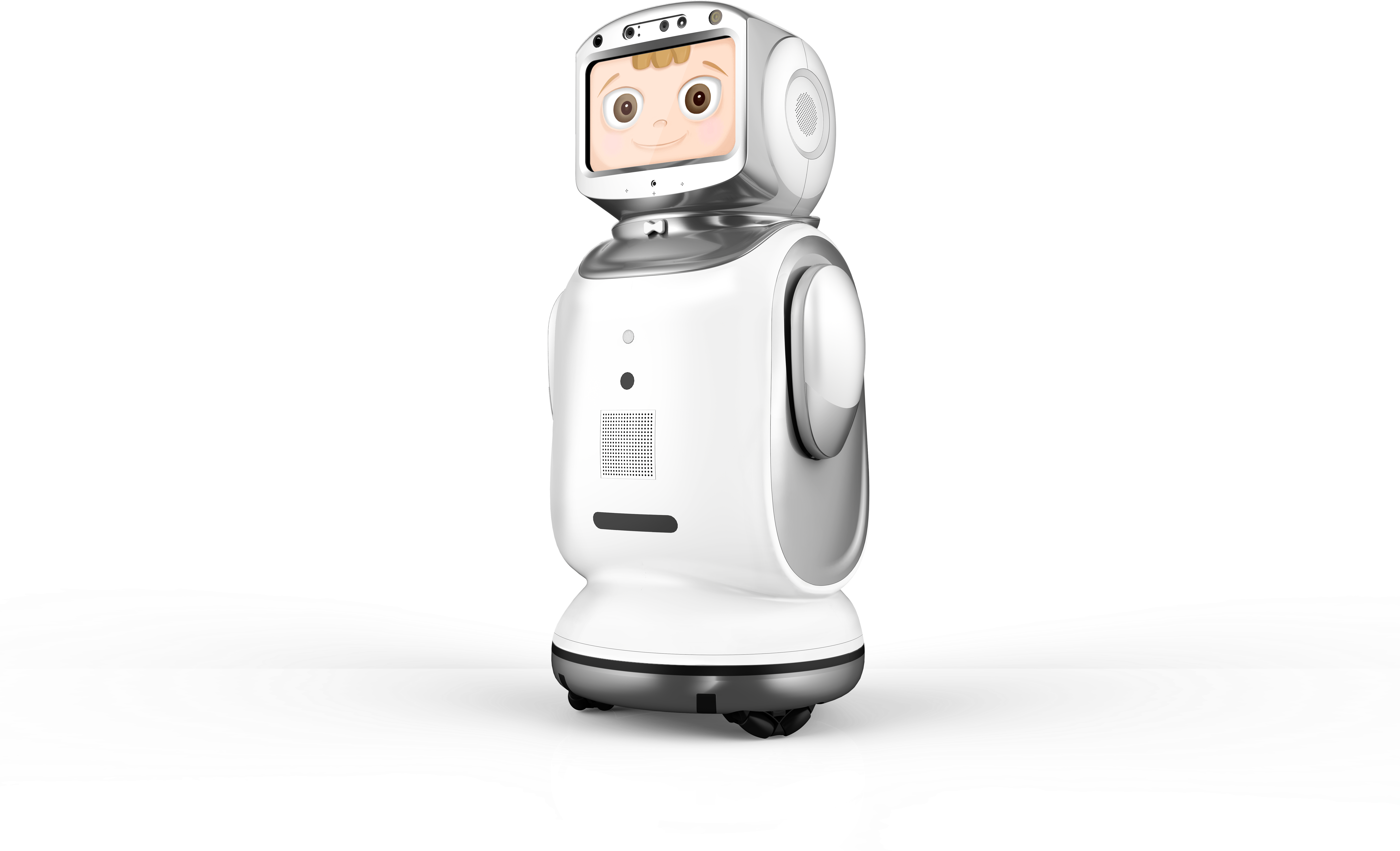 Animated Face - Sanbot (8333x5398), Png Download