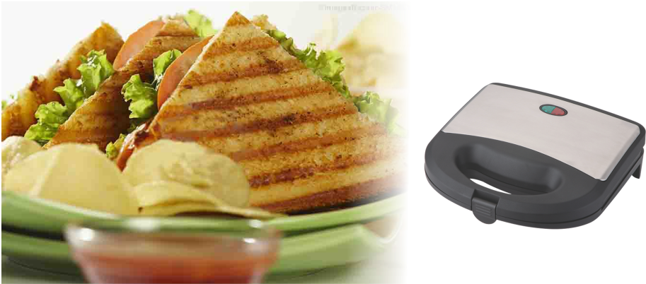 Grill Sandwich Maker S26a - Pie Iron (941x401), Png Download