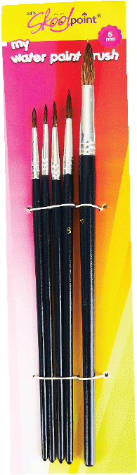 Water Colour Paint Brush Set - Paint Brush (800x764), Png Download