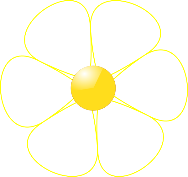 Flower White Clip Art (600x564), Png Download