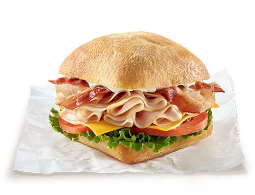 Fresh & Savory Sandwich - Sandwich (519x397), Png Download