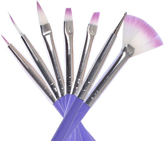 Royal Nails Gel Brush - Makeup Brushes (600x600), Png Download