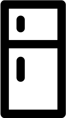 Fridge Vector - Kühlschrank Symbol (400x400), Png Download