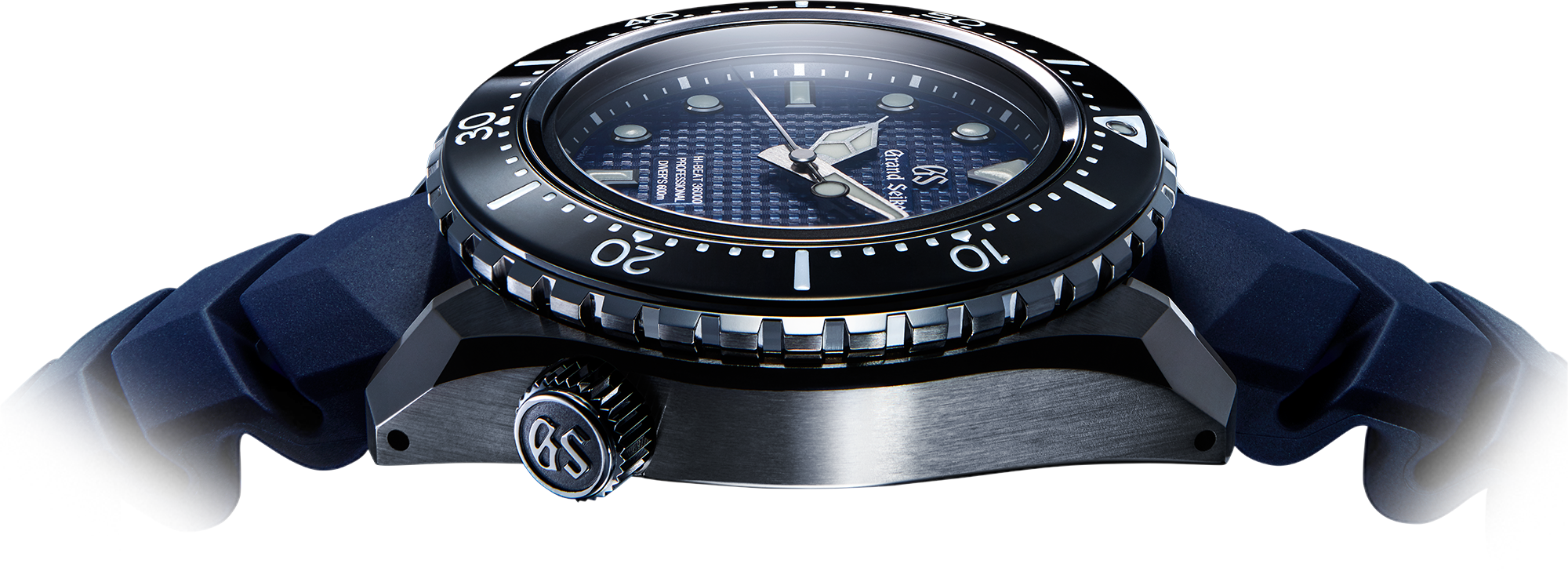 In 2017, It Was Announced That Grand Seiko Would Be - Blue Dial Diver Watch (2000x728), Png Download